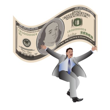 başarı sevinci-vektör çizimi