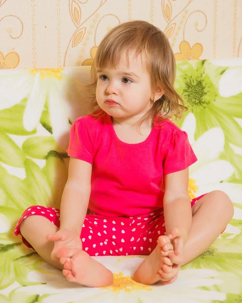 Photo of a beautiful little girl — Stock Photo, Image