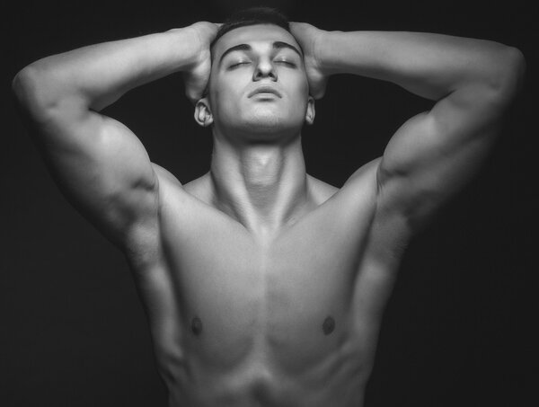 black and white photography sports guy 