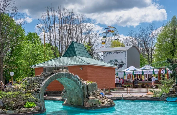 Kropyvnytskyi Ukraine 2021 Arboretum Kropyvnytskyi Stadtpark Einem Sonnigen Frühlingstag — Stockfoto