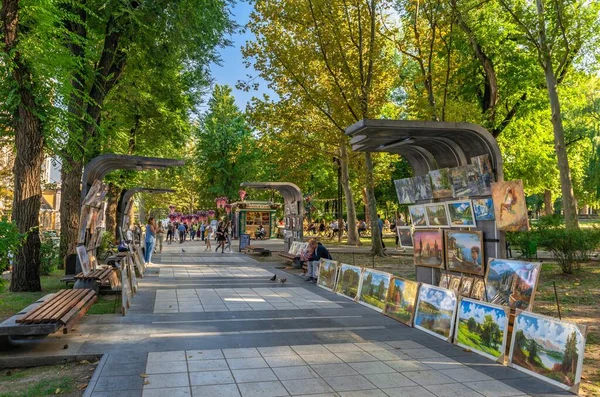 Chisinau Moldavia 2021 Sector Court Center Chisinau Moldavia Una Soleggiata — Foto Stock