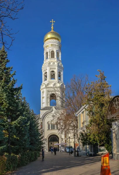 Odessa Ukraine 2021 Odesa Holy Dormition Monastery Ukraine Sunny Winter — Stock Photo, Image