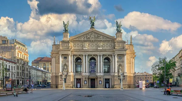 Lviv Ucrania 2021 Solomiya Krushelnytska Lviv Teatro Académico Estatal Ópera — Foto de Stock