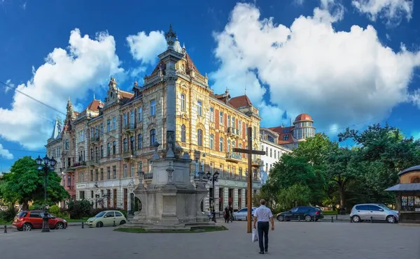 Lviv Ukraine 2021 Straße Der Altstadt Von Lviv Ukraine Einem — Stockfoto