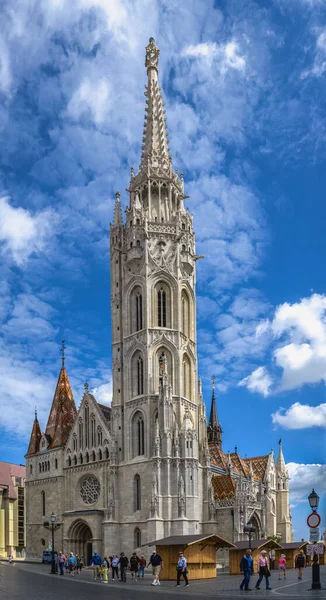 Budapest Hungría 2021 Iglesia Asunción Del Castillo Buda Budapest Hungría — Foto de Stock