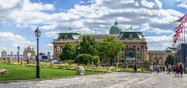 Budapest Hungary 2021 Buda Castle Palace Budapest Hungary Summer Day — Stockfoto