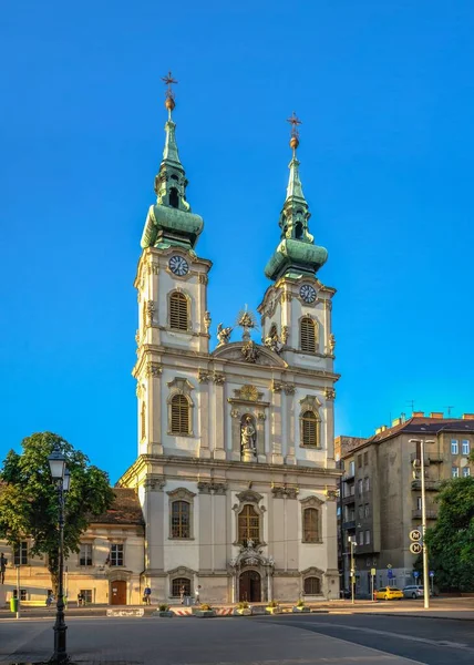 Budapest Ungarn 2021 Kirche Anna Budapest Ungarn Einem Sonnigen Sommermorgen — Stockfoto