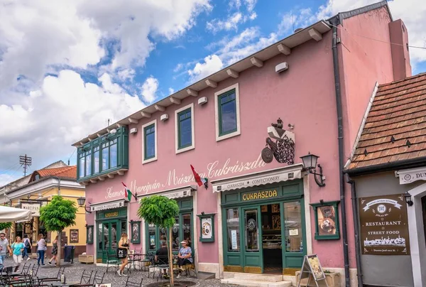 Szentendre Hungria 2021 Edifício Histórico Ruas Cidade Velha Szentendre Hungria — Fotografia de Stock