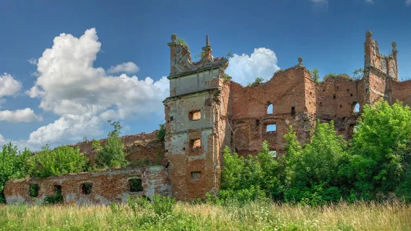 Stare Selo ウクライナ10 2021 晴れた夏の日にウクライナのリヴィウ地域のStare Selo城遺跡 — ストック写真
