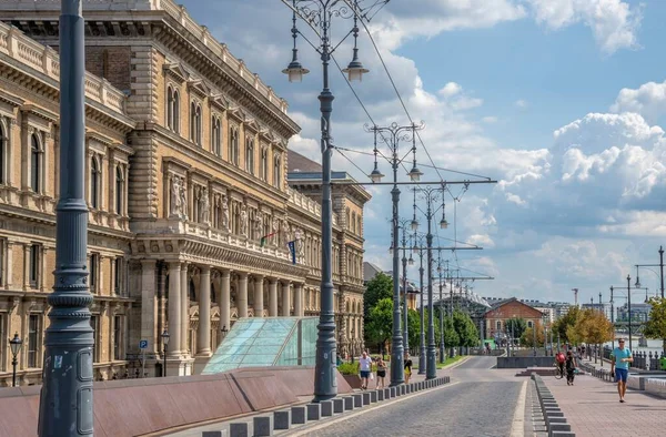 Budapešť Maďarsko 2021 Ulice Starého Města Pešť Budapešti Slunečného Letního — Stock fotografie