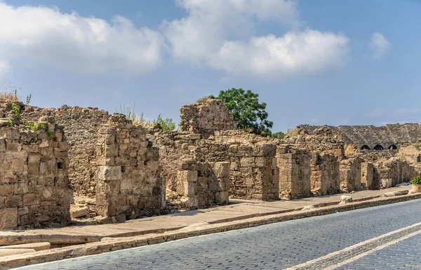 Πλευρά Τουρκίας 2021 Αρχαία Πόλη Του Side Antalya Επαρχία Της — Φωτογραφία Αρχείου
