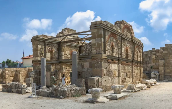 Strona Turcja 2021 Starożytne Miasto Side Prowincji Antalya Turcji Słoneczny — Zdjęcie stockowe