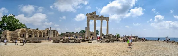 Sidan Turkiet 2021 Apollo Tempel Den Antika Staden Side Antalya — Stockfoto