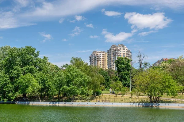 Odessa Ukrajna 2022 Mesterséges Szabadság Park Odessa Ukrajna Egy Napos — Stock Fotó