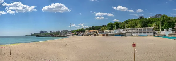 Odessa Ukraine 2022 Deserted Lanzheron Beach Odessa War Ukraine — Stock Photo, Image