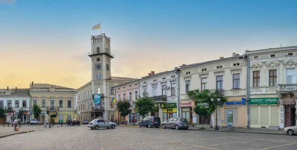 Kolomia Oekraïne 2021 Stadhuis Kolomia Oekraïne Een Bewolkte Zomerdag — Stockfoto