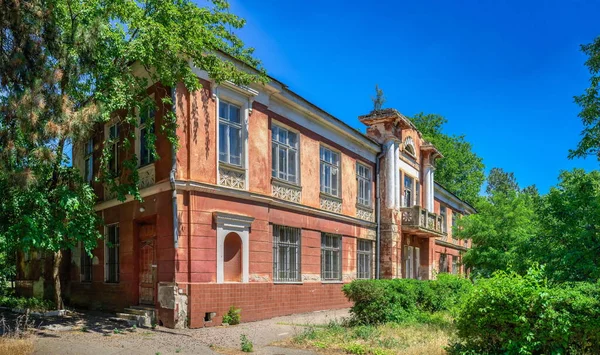 Odessa Ukraina 2022 Gamla Byggnaderna Chkalov Sanatorium Odessa Ukraina Solig — Stockfoto