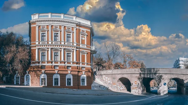 Οδησσός Ουκρανία 2019 Γέφυρα Sabaneev Στο Ιστορικό Κέντρο Της Οδησσού — Φωτογραφία Αρχείου