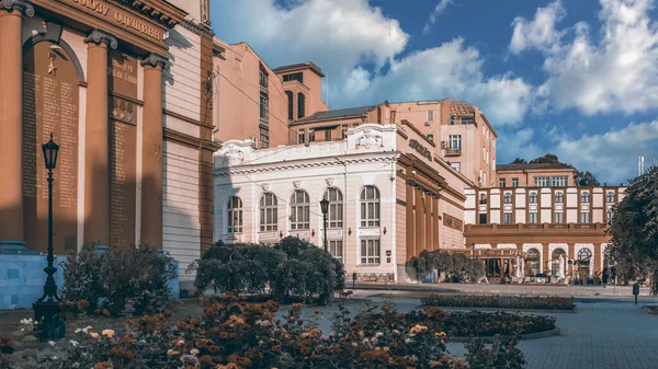 Odessa Ukraine 2019 Historic Buildings Theater Square Odessa Ukraine Early — 스톡 사진
