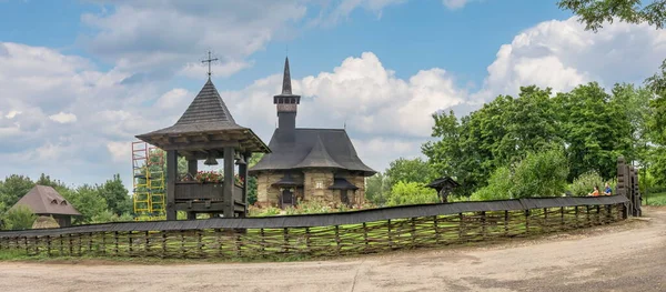 Chisinau Moldova 2022 Wooden Church Assumption Blessed Virgin Mary Ethnographic — Stock Photo, Image