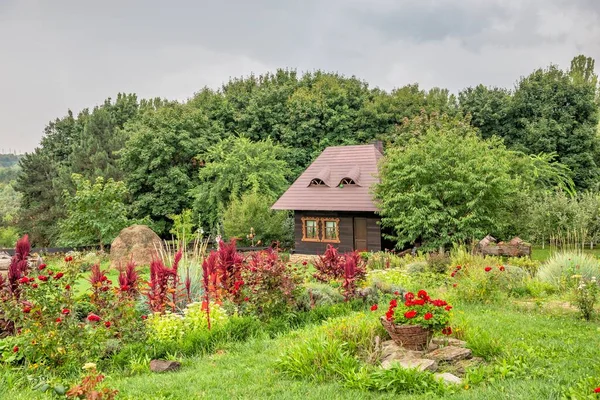Chisinau, Moldova. 17.08.2022. Ethnographic museum in Chisinau, Moldova on a summer day.