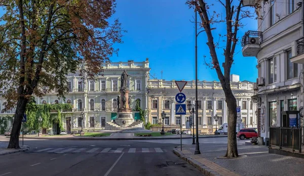 Odessa Ukraine 2022 Catherine Great Square Historical Center Odessa Ukraine — Photo