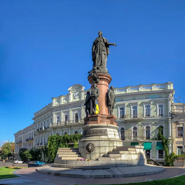 Odessa Ukraine 2022 Monument Catherine Great Historical Center Odessa Ukraine — Stock Photo, Image