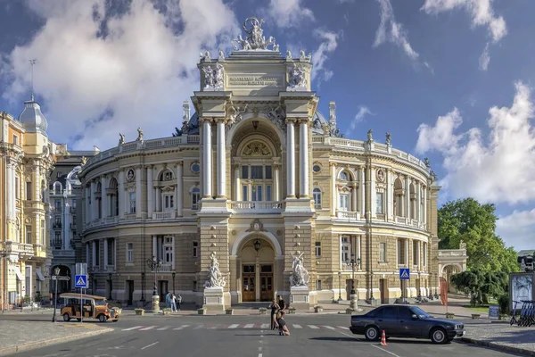 Odessa Ukraina 2022 Odessa Narodowy Akademicki Teatr Opery Baletu Ukrainie — Zdjęcie stockowe