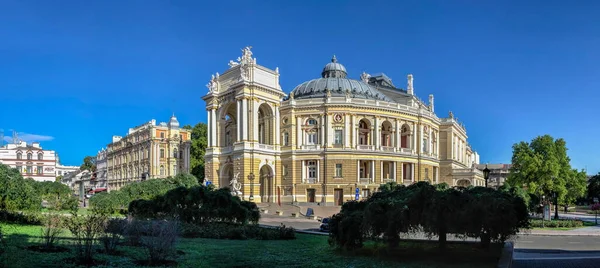 Odessa Ukraine 2022 Nationales Akademisches Opern Und Balletttheater Odessa Der — Stockfoto