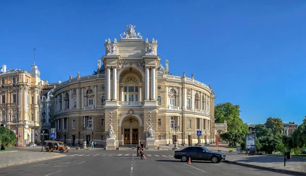 Odessa Ukraine 2022 Nationales Akademisches Opern Und Balletttheater Odessa Der — Stockfoto
