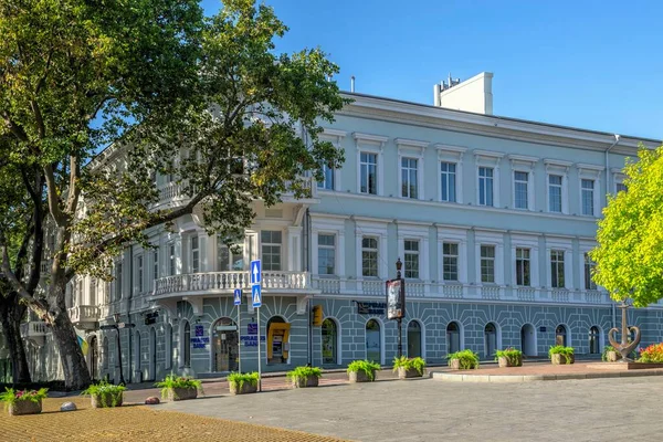 Odessa Ukraine 2022 Lanzheronowskaja Straße Odessa Ukraine Einem Sonnigen Sommertag — Stockfoto