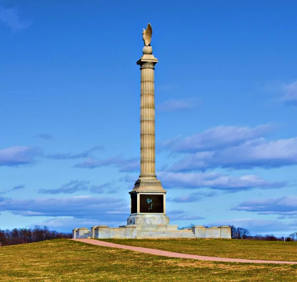 Antietam National Battlefield Pomnik Stanu Nowy Jork — Zdjęcie stockowe