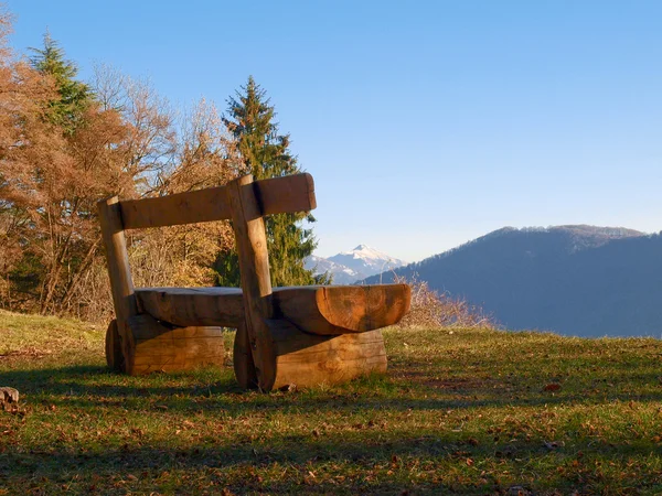 Лугано - Медвежья скамейка — стоковое фото