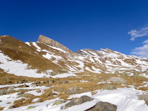 Svizzera - Alpi, san bernardino瑞士的阿尔卑斯山，圣贝纳迪诺 — 图库照片