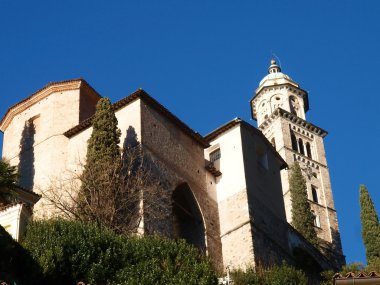 İsviçre, Lugano Gölü. morcote kilisede.