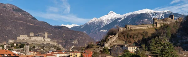 İsviçre bellinzona kaleler — Stok fotoğraf