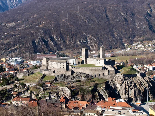 İsviçre bellinzona kaleler — Stok fotoğraf