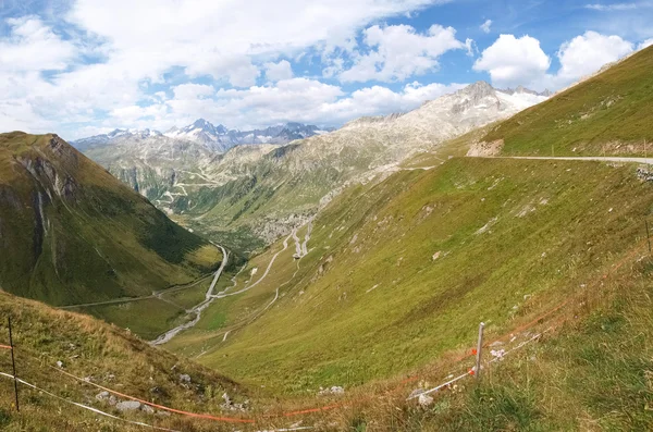 Alpine pass the Grimslepass — Stock Photo, Image