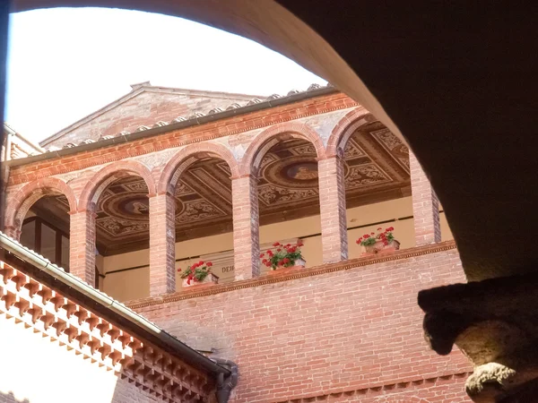 Abtei von monte oliveto maggiore — Stockfoto