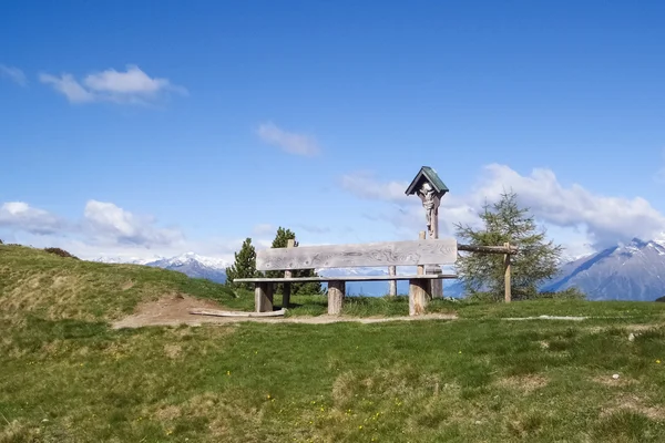 Caminhando nas Montanhas de Meran — Fotografia de Stock