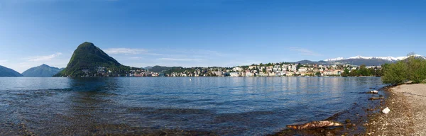 View of the Gulf of Lugano — Stock Photo, Image