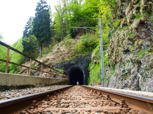 铁路隧道 — 图库照片