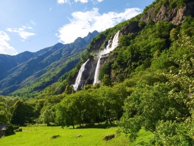 Waterfalls of Borgonuovo clipart