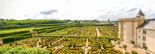 Chateau et jardins de Villandry — Stock Photo, Image