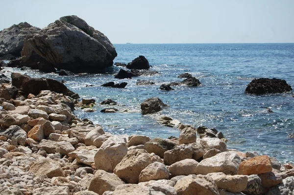 Seashore in Cap d Ail — Stock Photo, Image