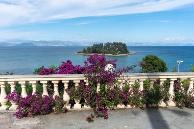 Korfu 'da bir manzara