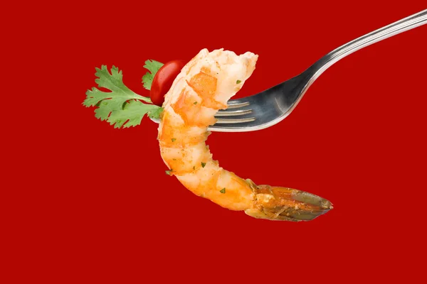 Gourmet Shrimp Appetizer — Stock Photo, Image