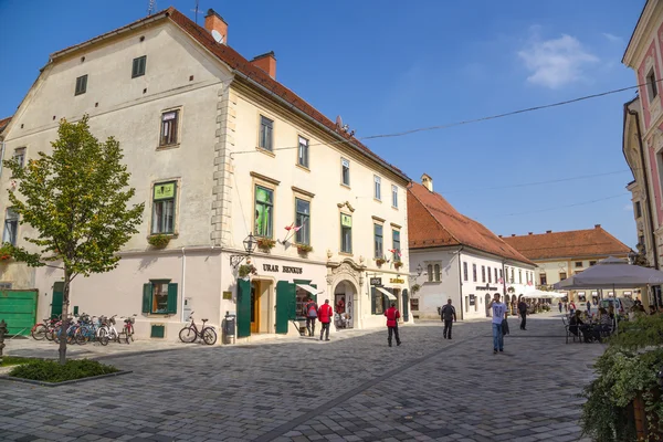 Chorvatsko. Pohled na Vara? din — Stock fotografie