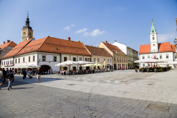 Croatia. View of Varaždin