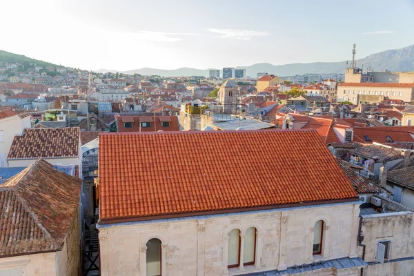 Split. uitzicht vanaf de klokkentoren — Stockfoto